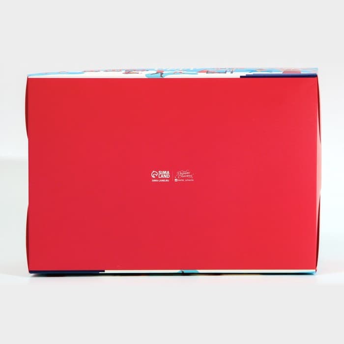 Коробка для капкейка «Веселого Нового года», 23×16×10 см