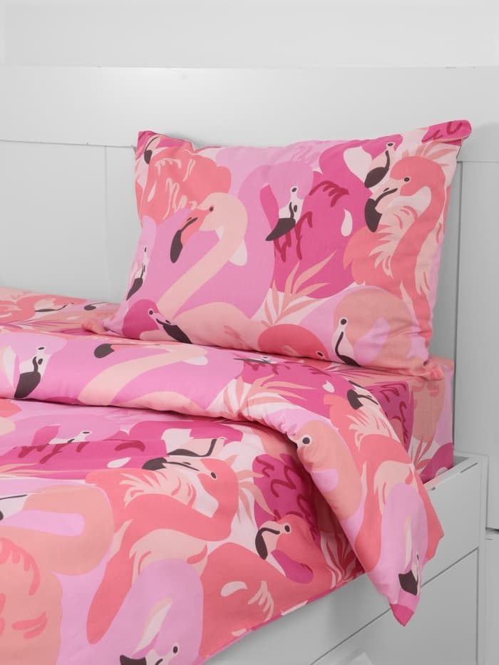 Постельное бельё 1.5-спальное «Этель» Flamingo garden, бязь