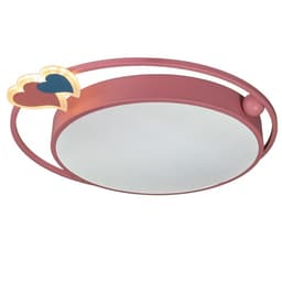 Люстра с ПДУ «Ритмо» LED 90 Вт 3000-6000К розовый 50×54×5.5 см BayerLux