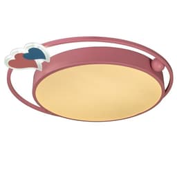 Люстра с ПДУ «Ритмо» LED 90 Вт 3000-6000К розовый 50×54×5.5 см BayerLux