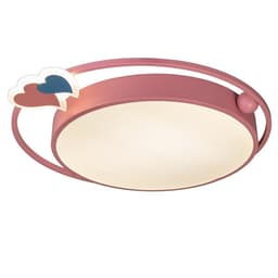 Люстра с ПДУ «Ритмо» LED 90 Вт 3000-6000К розовый 50×54×5.5 см BayerLux