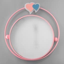 Люстра с ПДУ «Ритмо» LED 90 Вт 3000-6000К розовый 50×54×5.5 см BayerLux