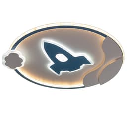 Люстра с ПДУ «Полет» LED 160 Вт 3000-6000К бело-синий 50×53×5.5 см BayerLux