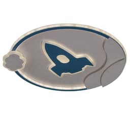 Люстра с ПДУ «Полет» LED 160 Вт 3000-6000К бело-синий 50×53×5.5 см BayerLux