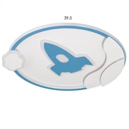 Люстра с ПДУ «Полет» LED 160 Вт 3000-6000К бело-синий 50×53×5.5 см BayerLux