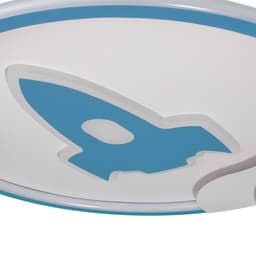 Люстра с ПДУ «Полет» LED 160 Вт 3000-6000К бело-синий 50×53×5.5 см BayerLux