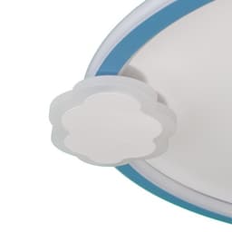 Люстра с ПДУ «Полет» LED 160 Вт 3000-6000К бело-синий 50×53×5.5 см BayerLux