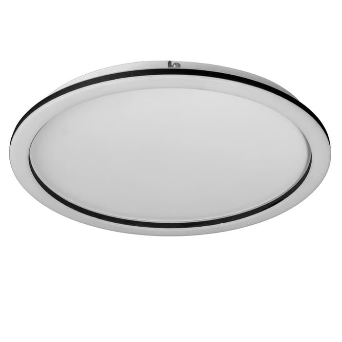 Люстра с ПДУ «Ринго» LED 62 Вт 3000-6000К черный 50×50×4.5 см BayerLux