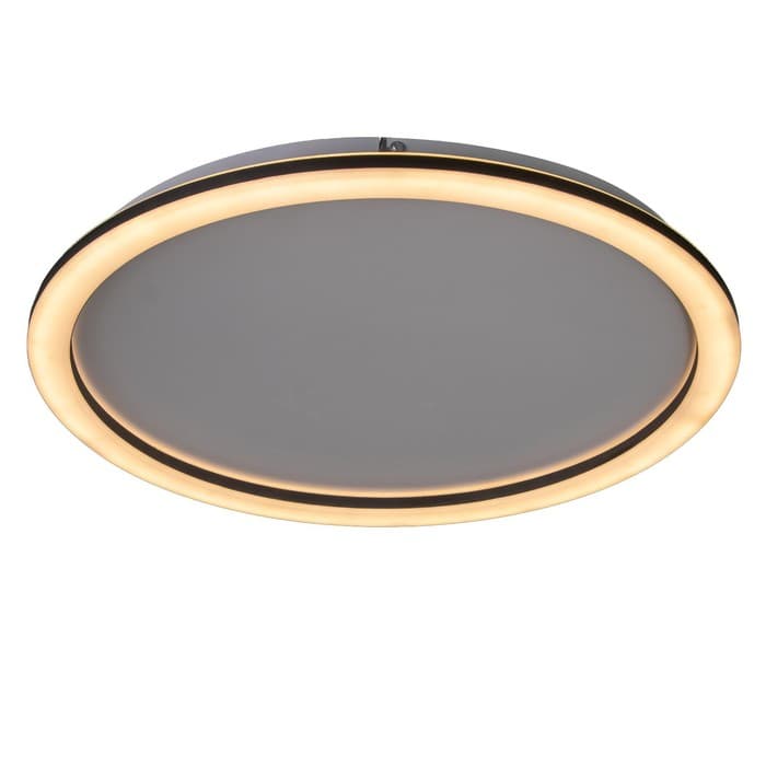 Люстра с ПДУ «Ринго» LED 62 Вт 3000-6000К черный 50×50×4.5 см BayerLux