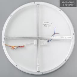 Люстра с ПДУ «Ринго» LED 62 Вт 3000-6000К черный 50×50×4.5 см BayerLux