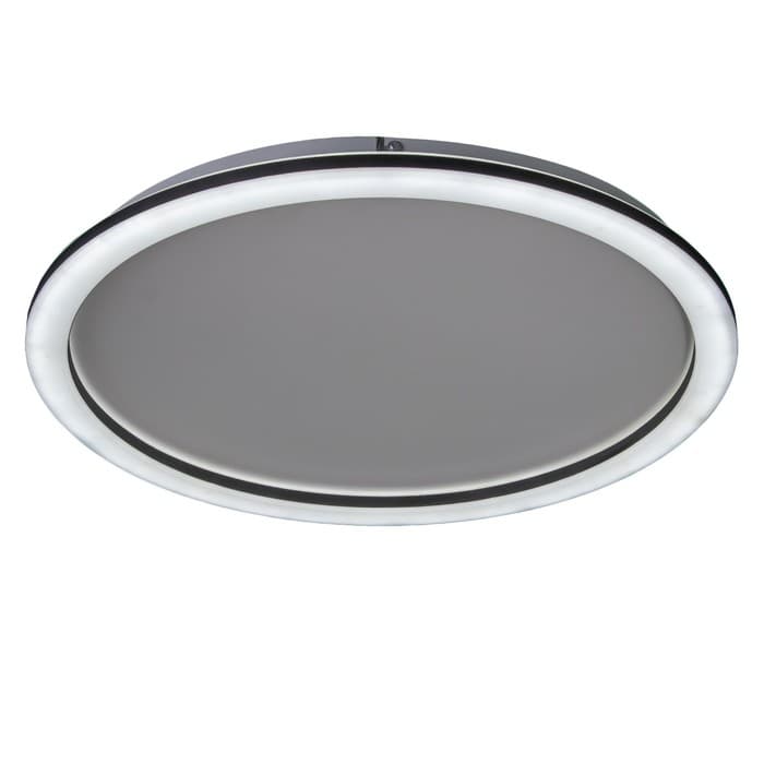 Люстра с ПДУ «Ринго» LED 62 Вт 3000-6000К черный 50×50×4.5 см BayerLux