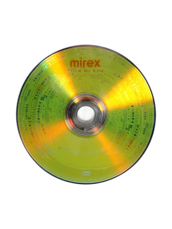 Диск DVD-R Mirex 50, 16х, 4.7 Гб, 1 шт.