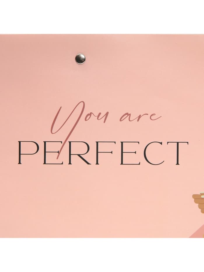 Пакет подарочный, упаковка, «Ты идеальна», 30×20×10 см