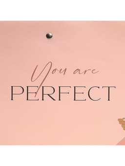 Пакет подарочный, упаковка, «Ты идеальна», 30×20×10 см