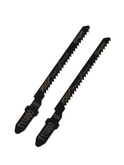 Пилки для лобзиков ТУНДРА, по дереву, фигурный рез, HCS, 50/75×2 мм, 2 шт.