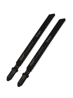 Пилки для лобзиков ТУНДРА, по дереву, фигурный рез, HCS, 75/100×2.5 мм, 2 шт.