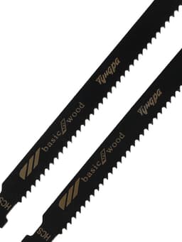Пилки для лобзиков ТУНДРА, по дереву, фигурный рез, HCS, 75/100×2.5 мм, 2 шт.