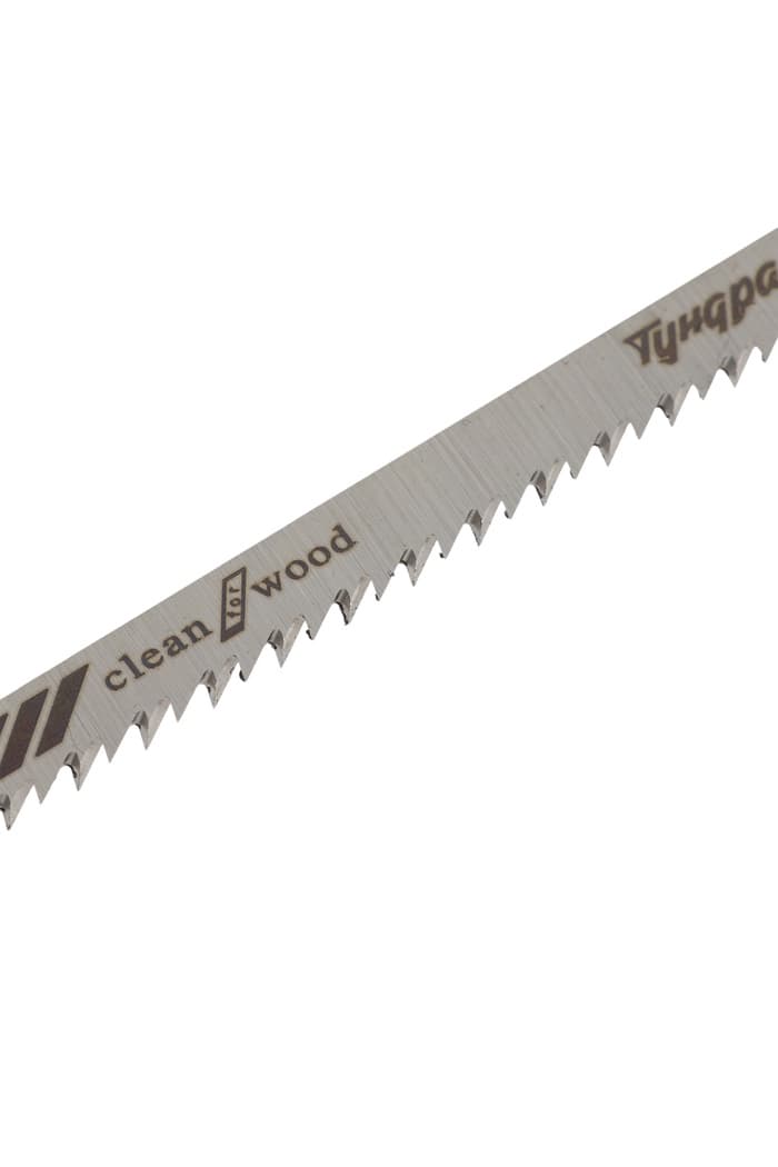 Универсальный набор пилок для лобзиков ТУНДРА, по дереву, 3 шт.