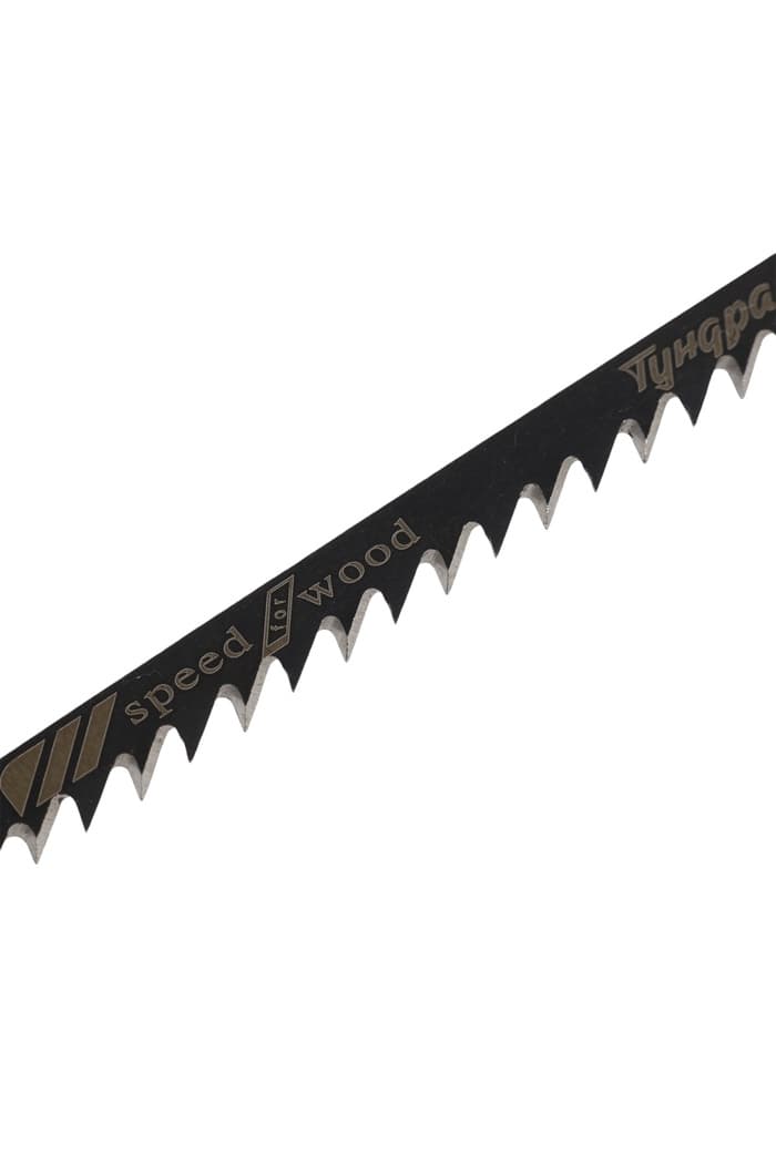Универсальный набор пилок для лобзиков ТУНДРА, по дереву, 3 шт.