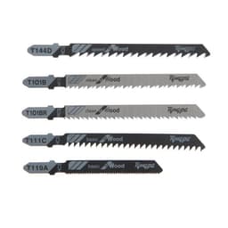 Универсальный набор пилок для лобзиков ТУНДРА, по дереву и металлу, 5 шт.