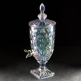 Диспенсер для напитков «Сияние», 3 л, 17×48 см, стекло, перламутровый