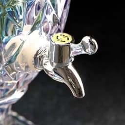 Диспенсер для напитков «Сияние», 3 л, 17×48 см, стекло, перламутровый