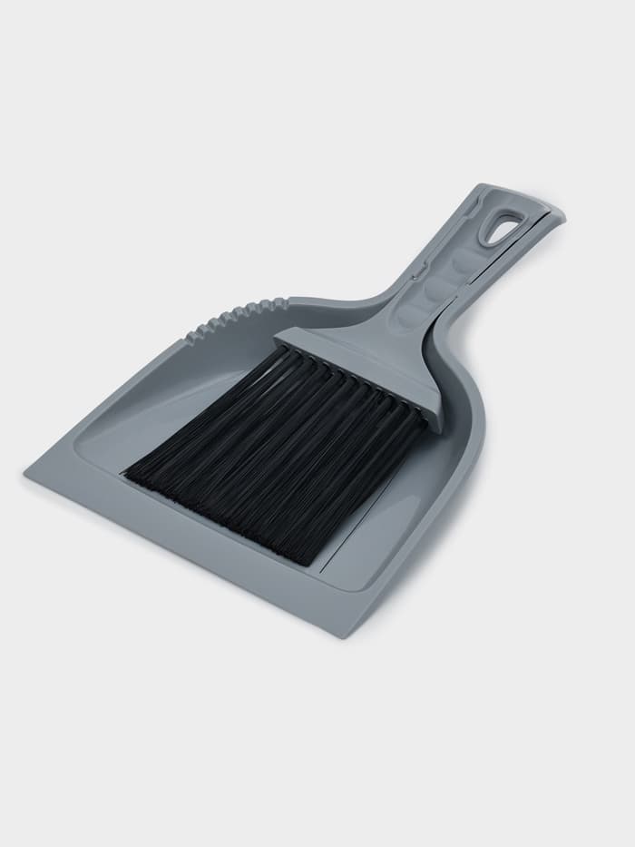 Щётка-смётка с совком Etna, серая