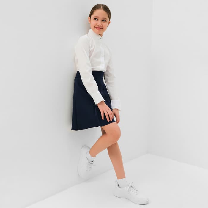 Юбка для девочки MINAKU, синяя, рост 140 см