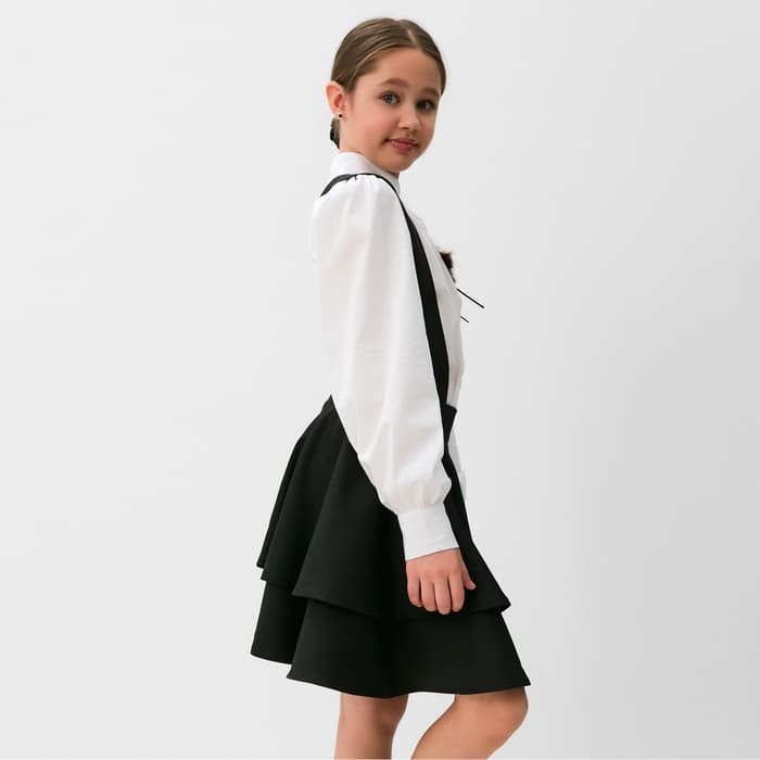 Сарафан для девочки MINAKU, чёрный, рост 128 см