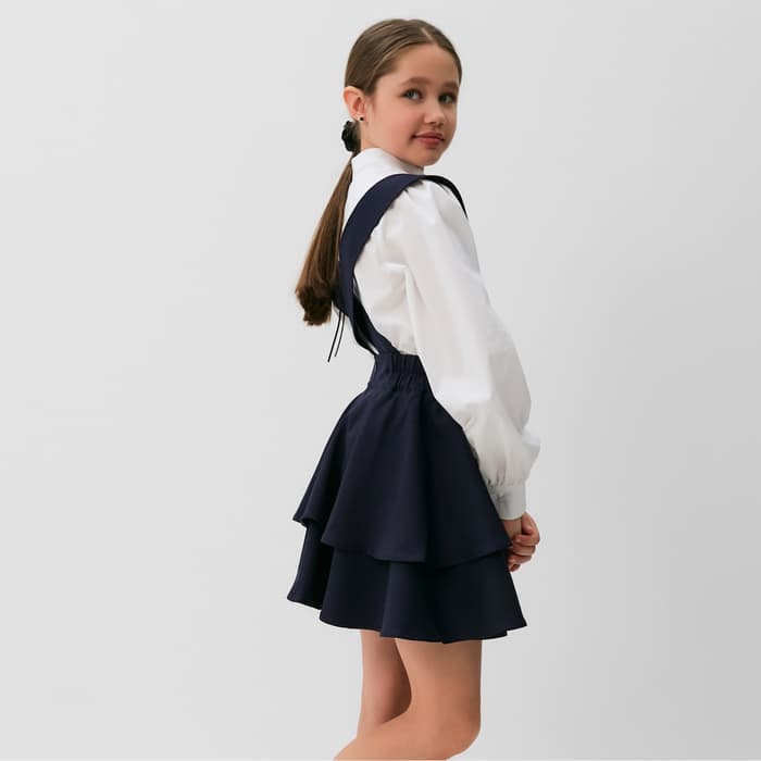 Сарафан для девочки MINAKU, синий, рост 122 см