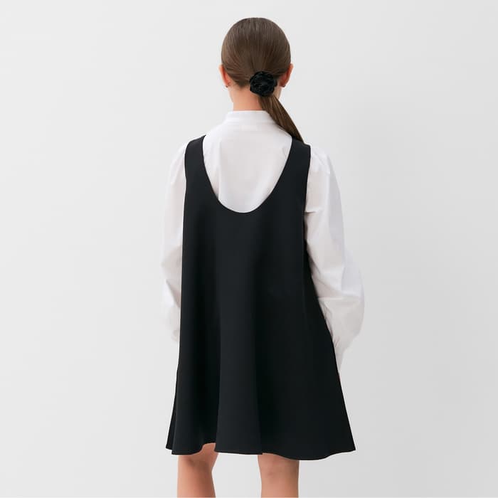 Сарафан для девочки MINAKU, чёрный, рост 140 см