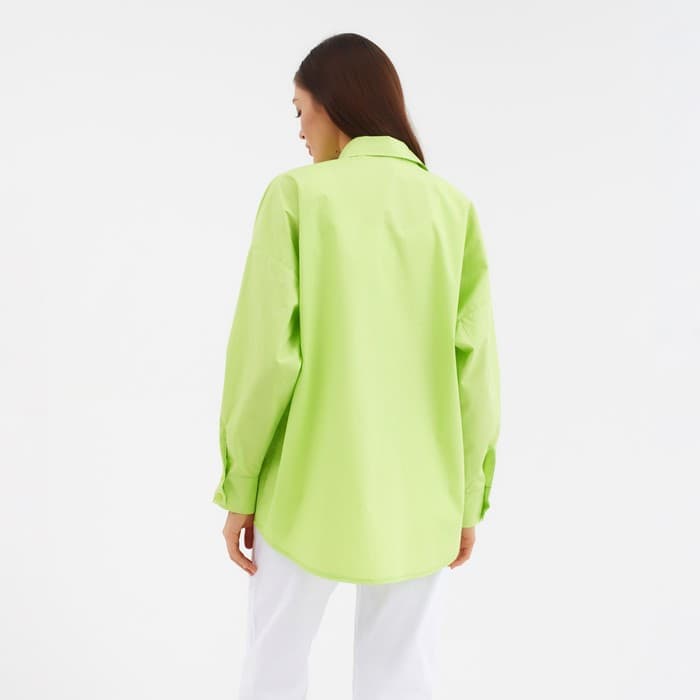 Рубашка женская MIST: Classic Collection, размер 44, зелёная