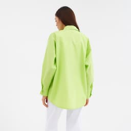 Рубашка женская MIST: Classic Collection, размер 44, зелёная