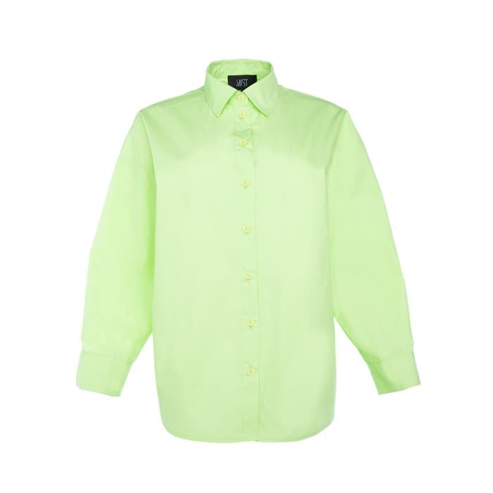 Рубашка женская MIST: Classic Collection, размер 44, зелёная