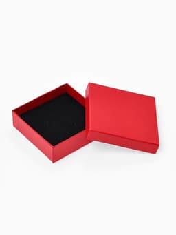 Коробочка подарочная под набор «Минимал», 9×9 см, (полезная часть 8.5×8.5 см), красная