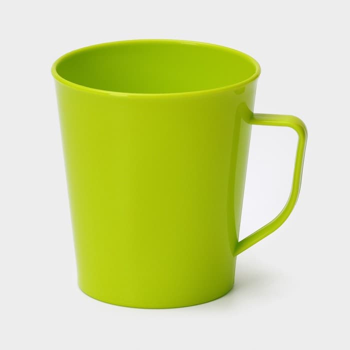 Кружка пластиковая ПластоС, 400 мл, МИКС