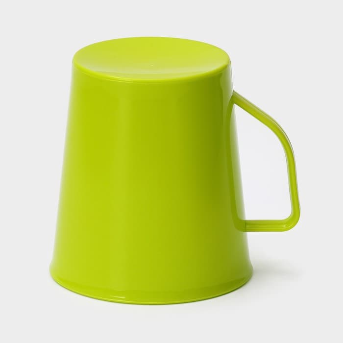 Кружка пластиковая ПластоС, 400 мл, МИКС