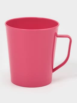 Кружка пластиковая ПластоС, 400 мл, МИКС