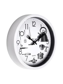 Часы настенные классические «Кухонные приборы», для кухни, плавный ход, d=20 см