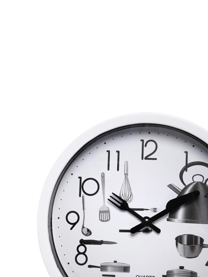 Часы настенные классические «Кухонные приборы», для кухни, плавный ход, d=20 см