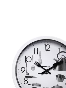 Часы настенные классические «Кухонные приборы», для кухни, плавный ход, d=20 см