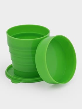 Стакан складной, 130 мл, пластик, МИКС