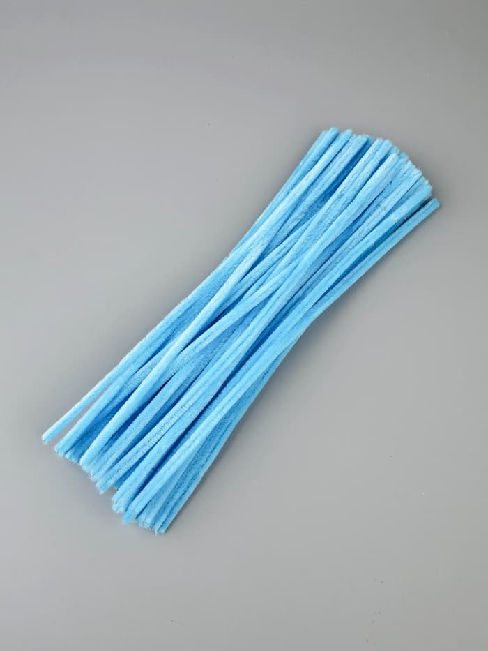 Синельная проволока набор 50 шт., светло-голубая, 30 см