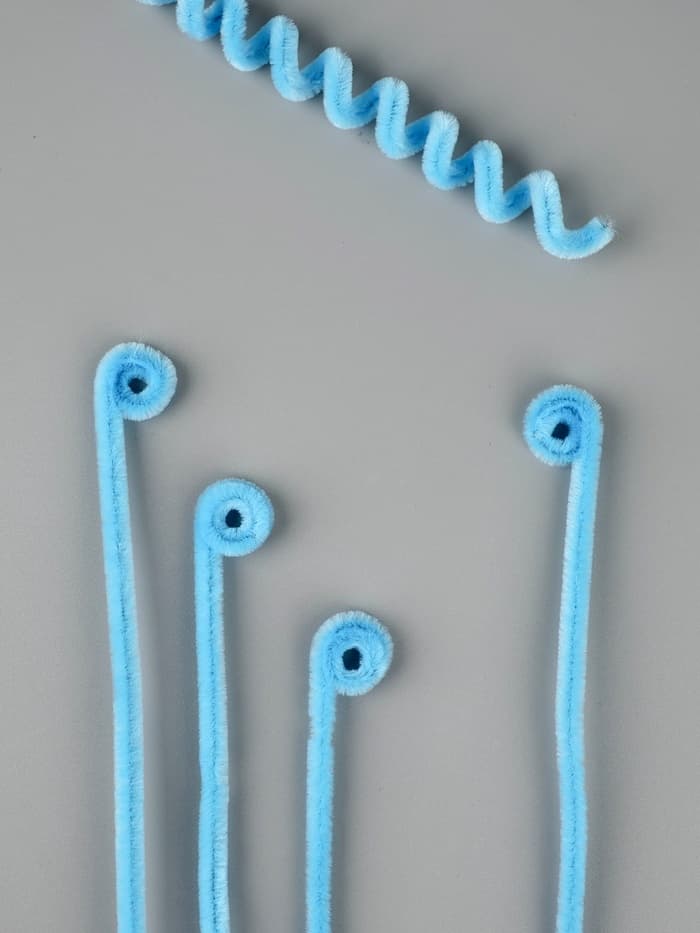 Синельная проволока набор 50 шт., светло-голубая, 30 см