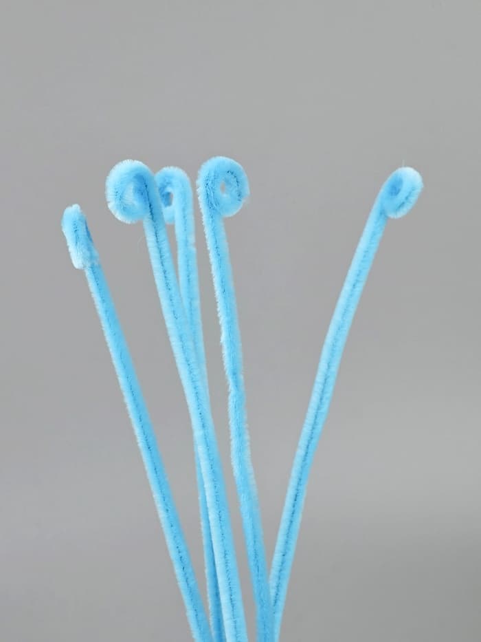 Синельная проволока набор 50 шт., светло-голубая, 30 см