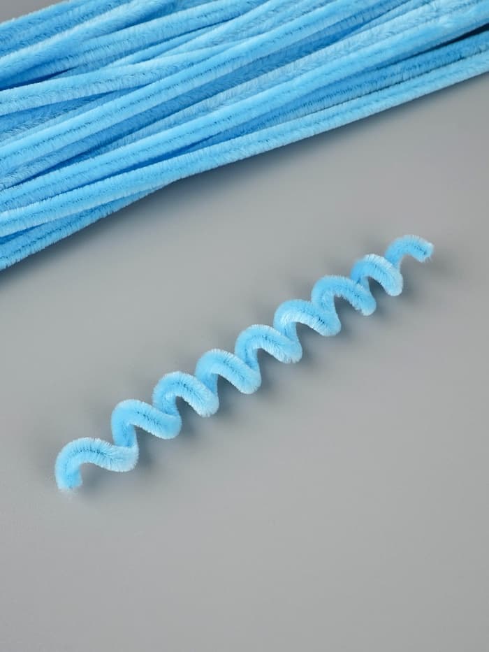 Синельная проволока набор 50 шт., светло-голубая, 30 см