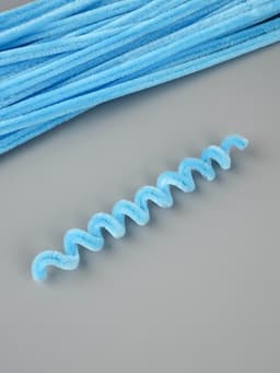 Синельная проволока набор 50 шт., светло-голубая, 30 см