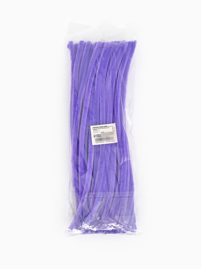Синельная проволока, набор 50 шт., сиреневая, 30 см