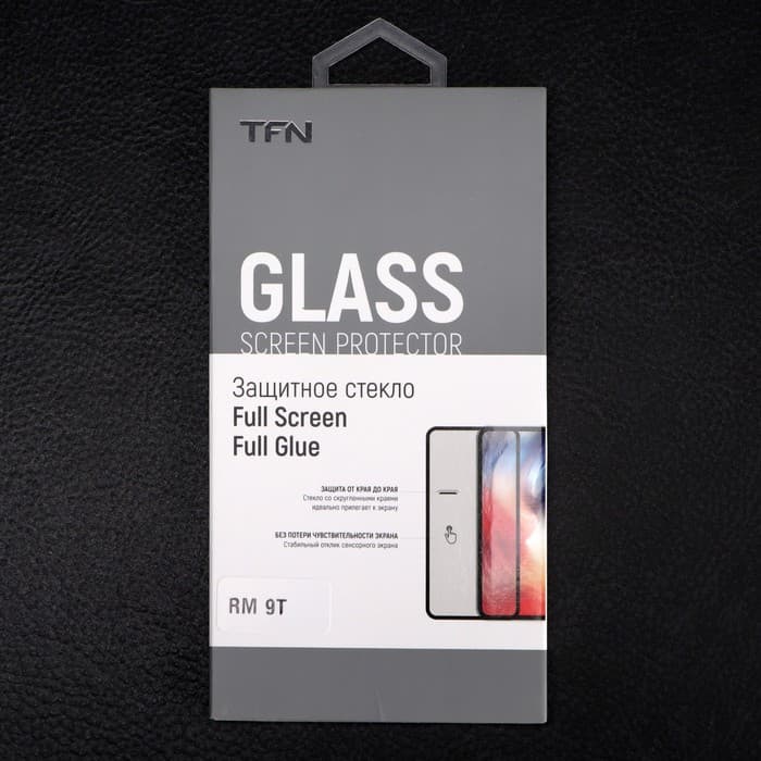 Защитное стекло 2.5D TFN для Xiaomi Redmi 9T, полный клей, чёрная рамка