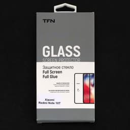 Защитное стекло 2.5D TFN для Xiaomi Redmi Note 10T, полный клей, чёрная рамка